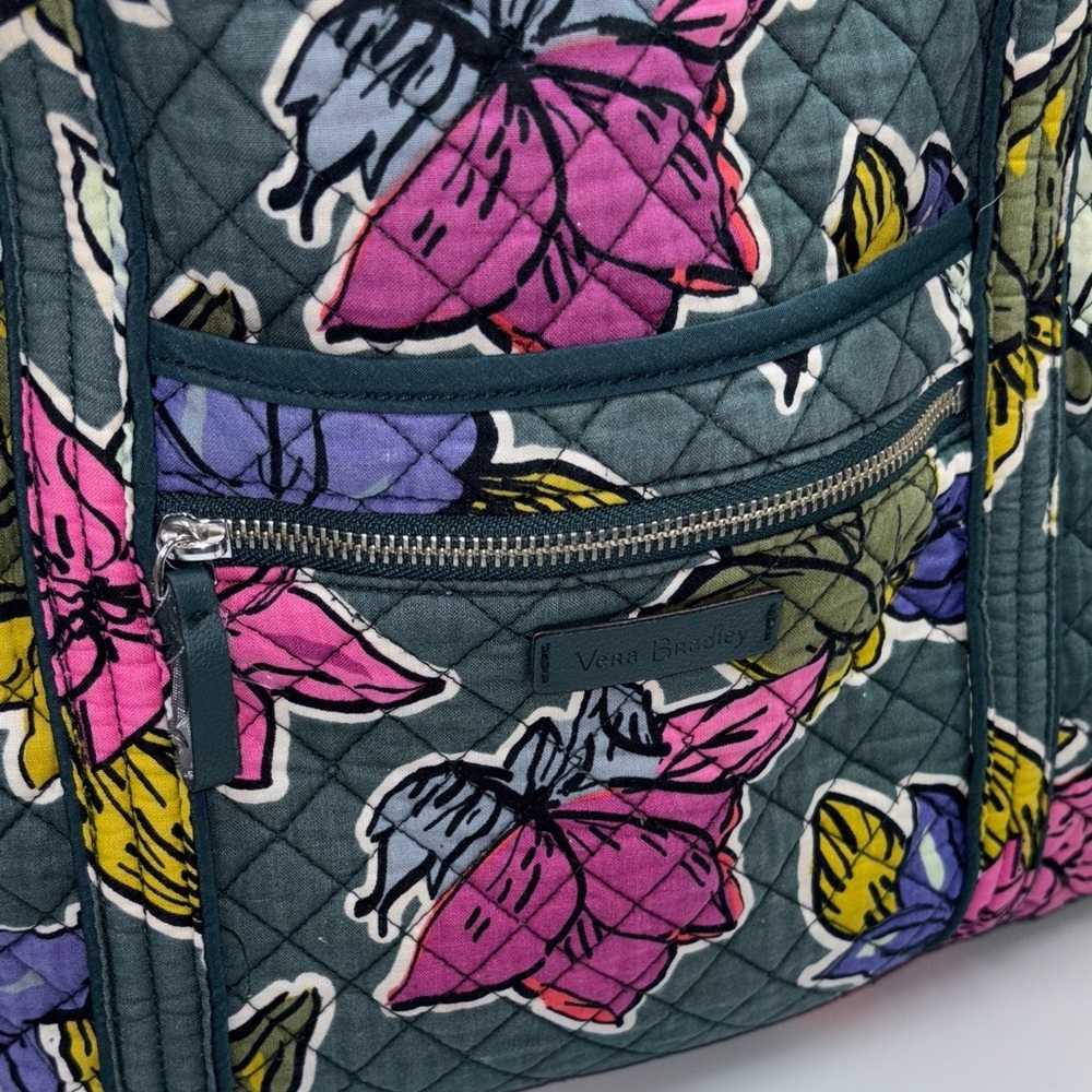 Vera Bradley Multicolor Floral Quilted Large Tote - Picture 10 of 13
